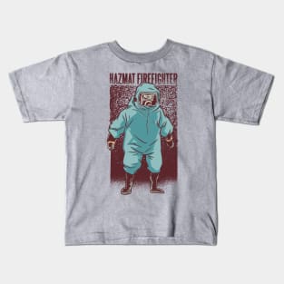 Firefighter Hazmat Suit Kids T-Shirt